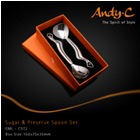Andy C Emerge Range Sugar & Preserve spoon set